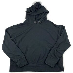Kenneth Cole Womens Hoodie Black Large